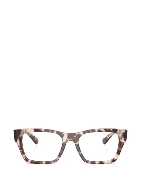 Ray-Ban Havana square-frame glasses