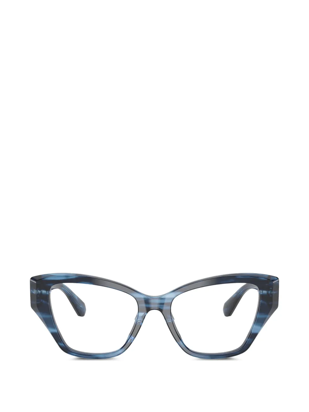 Swarovski Eyewear striped cat-eye glasses · 54