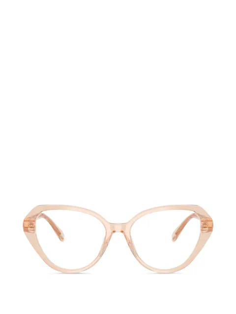 Swarovski lentes con armazón cat eye y detalles de cristal