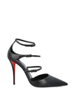 Christian Louboutin バックルストラップパンプス | ブラック