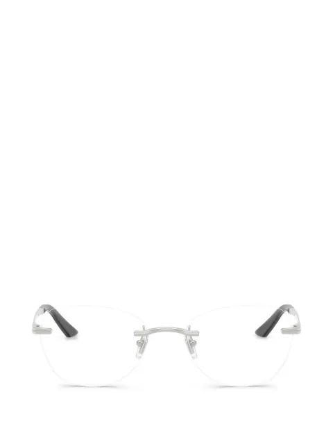 Versace rimless glasses
