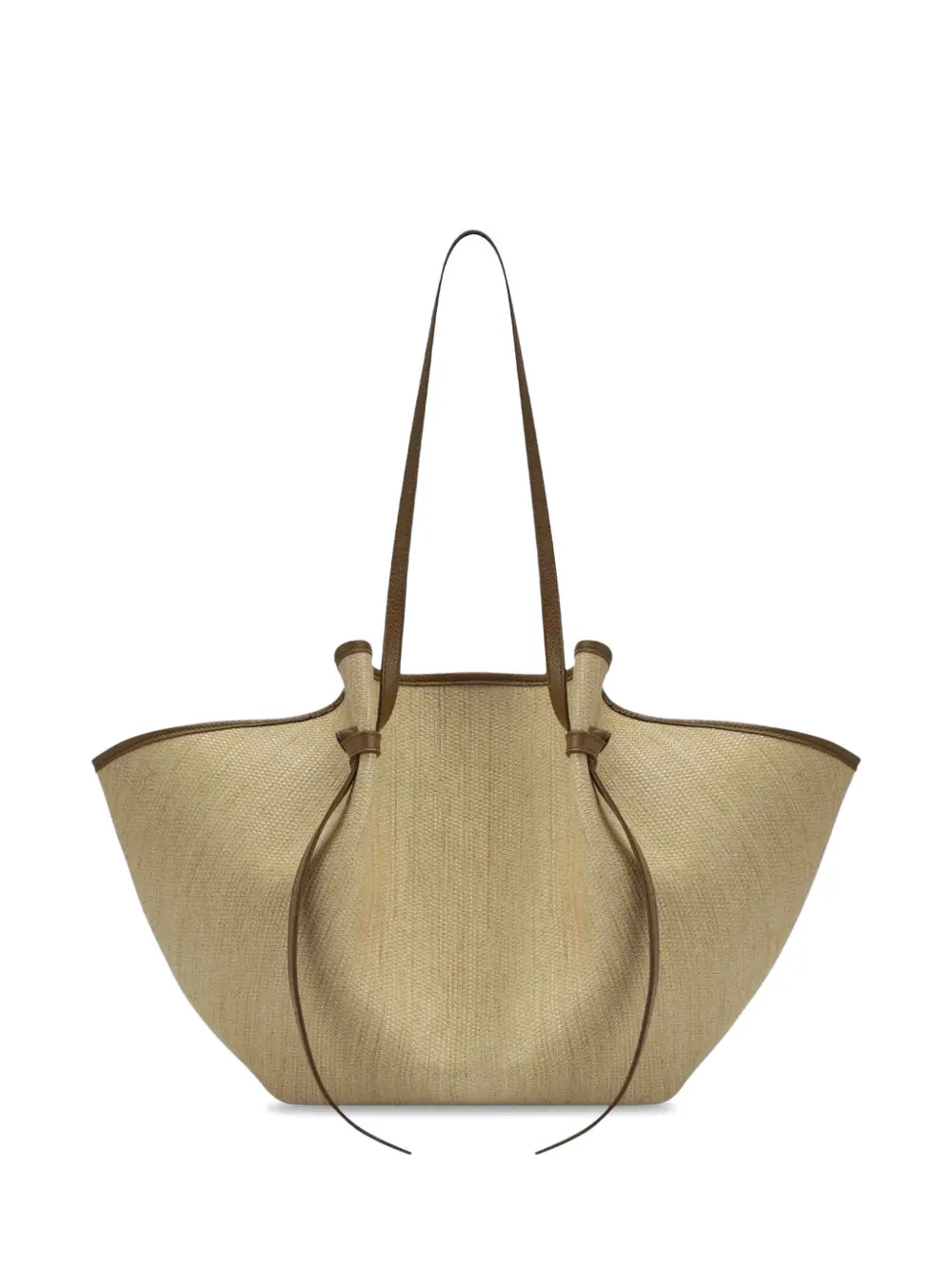 Yuzefi large Mochi woven shoulder bag - Toni neutri