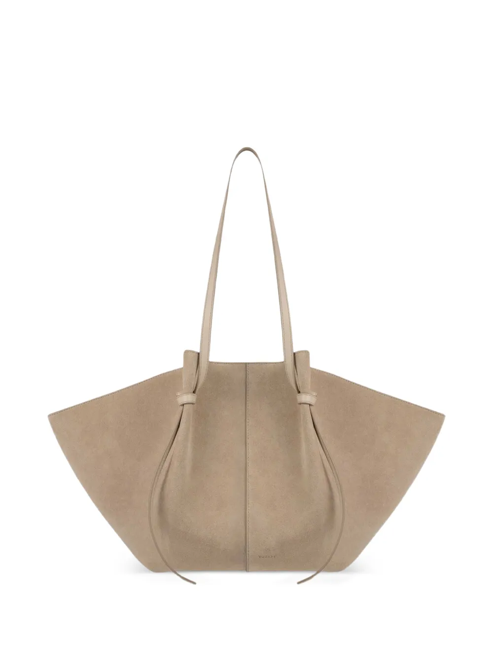Yuzefi large Mochi suede shoulder bag - Toni neutri