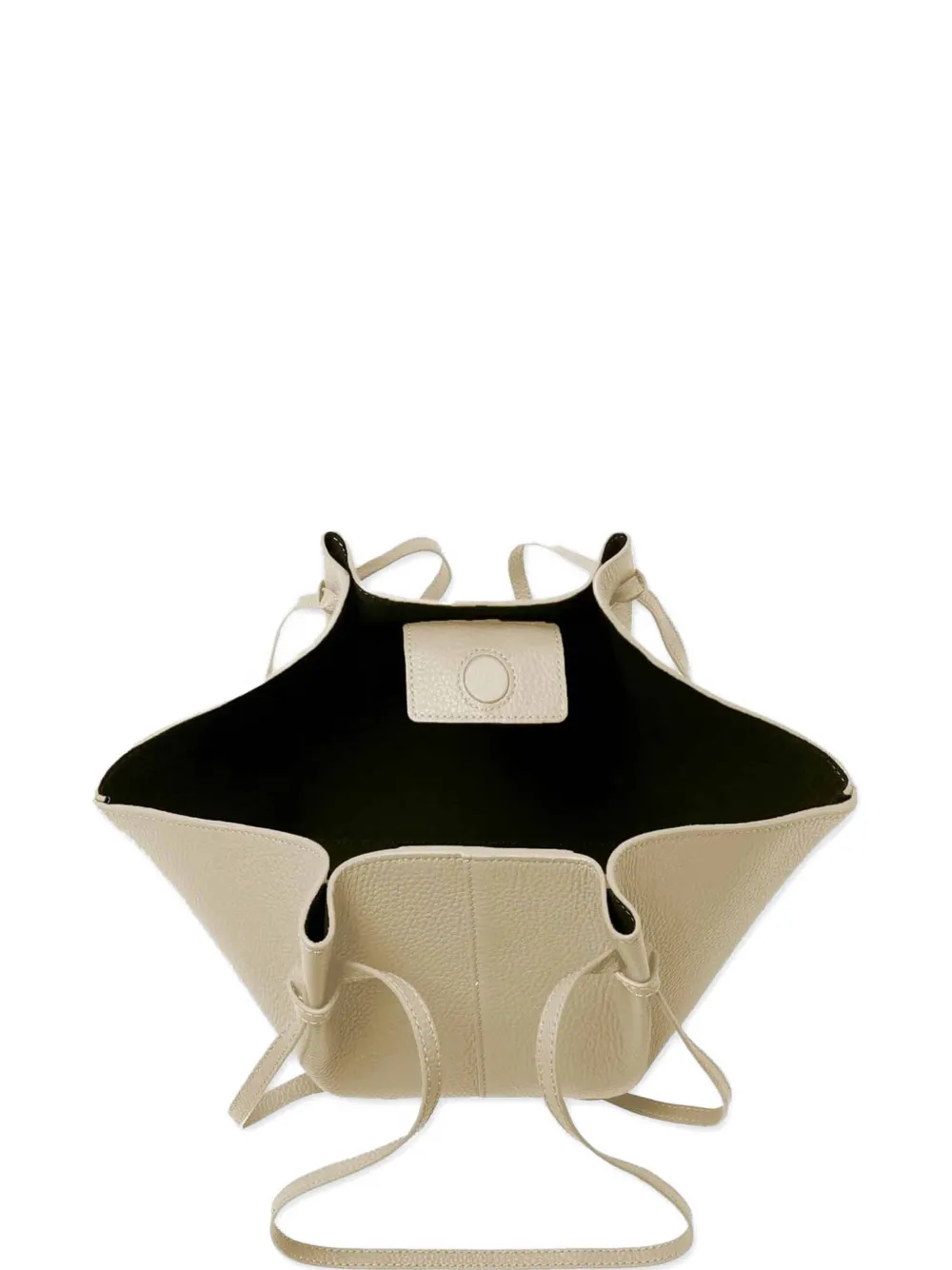 Yuzefi Mochi pebble-grain shoulder bag - Toni neutri