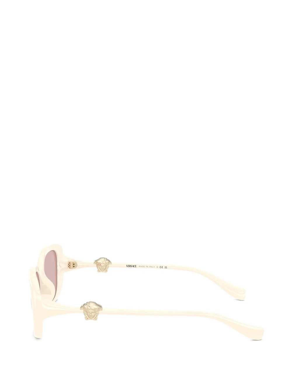 Versace Eyewear Zonnebril met Medusa logo Wit