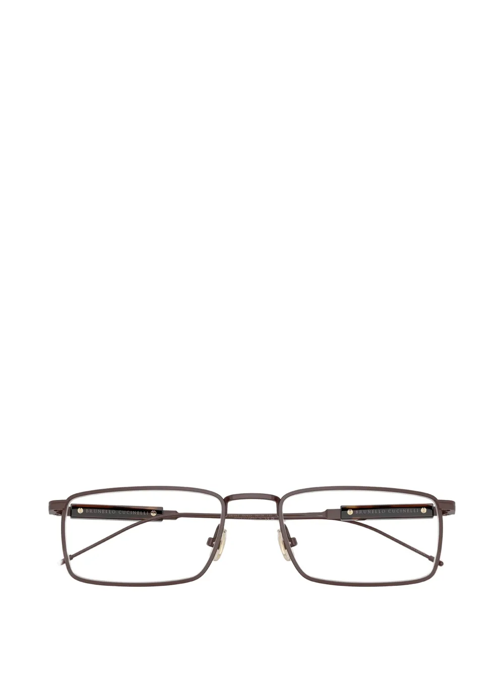 Brunello Cucinelli Clip-on zonnebril Bruin