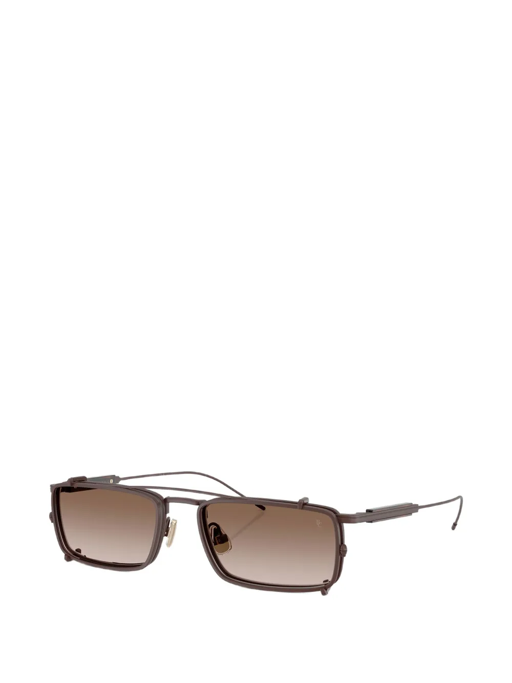 Brunello Cucinelli Clip-on zonnebril Bruin