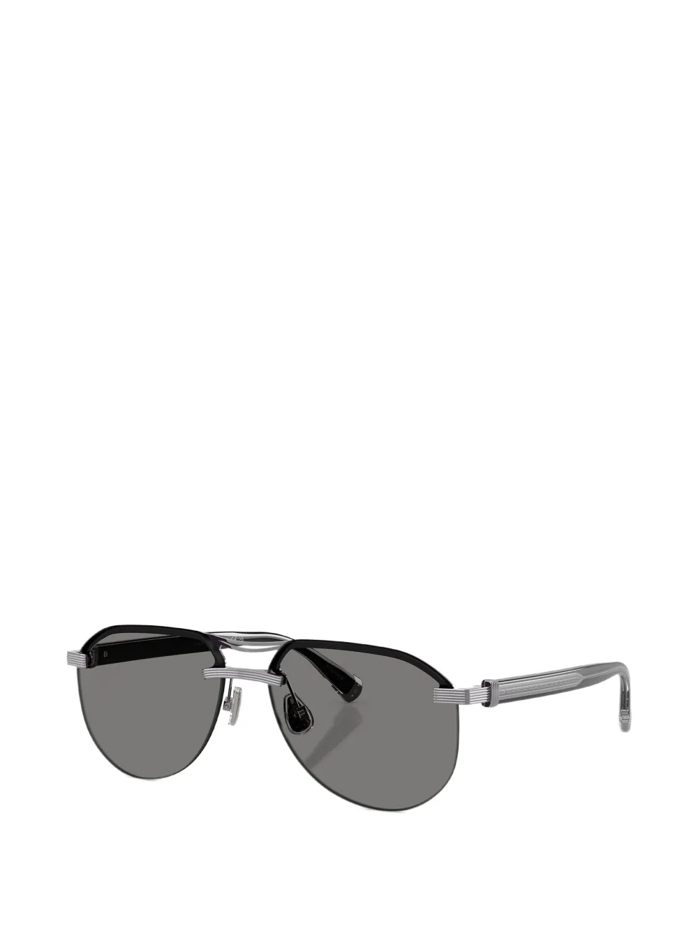 Brunello Cucinelli Carlito B zonnebril Zilver