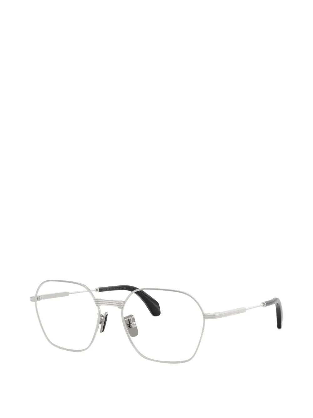 Moncler Bril met geometrisch montuur Zilver