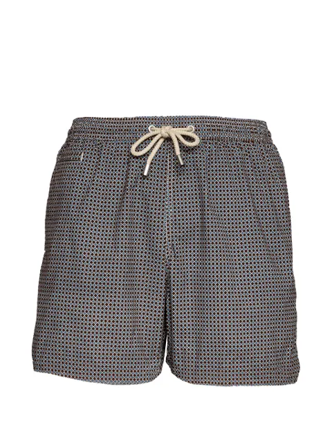 MC2 Saint Barth badeshorts med geometrisk tryk