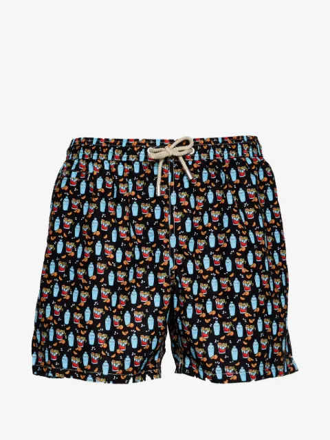 MC2 Saint Barth shorts de playa Lighting Negroni