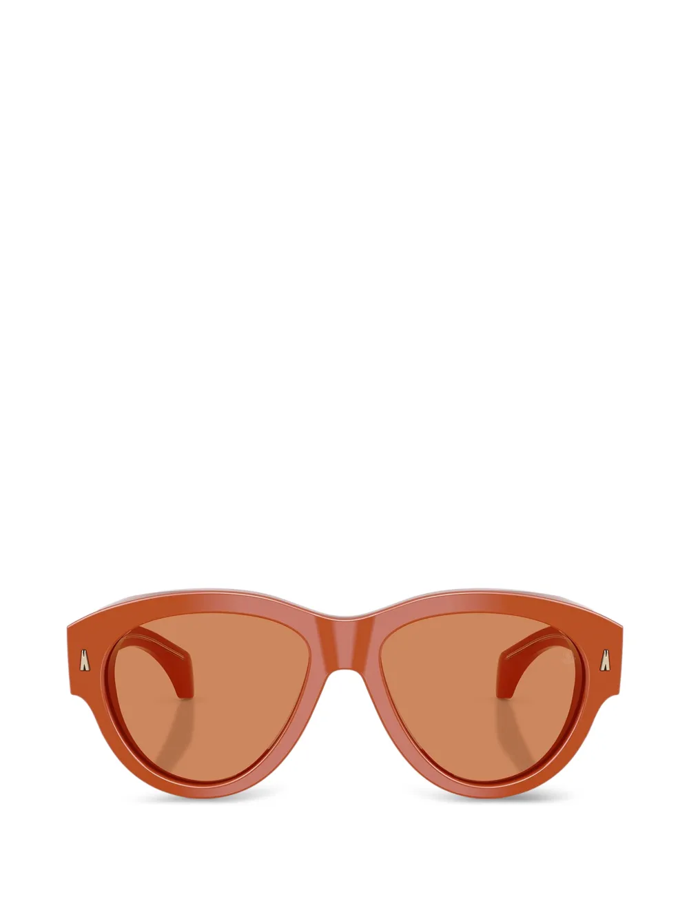 MONCLER Eyewear Geometrische Chicane Sonnenbrille - Orange