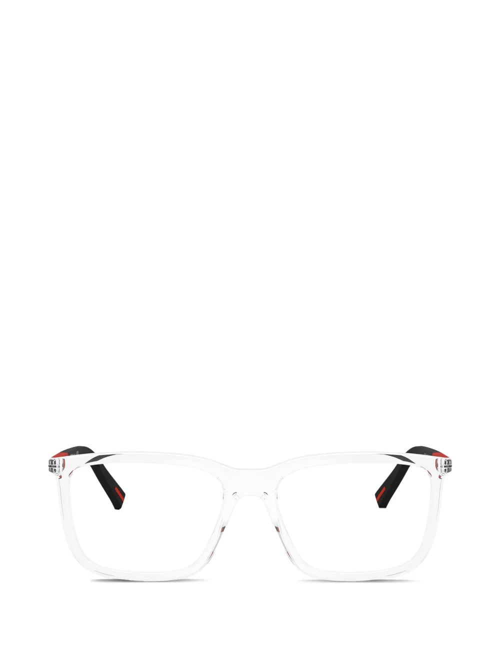 Prada Linea Rossa square-frame glasses - Weiß
