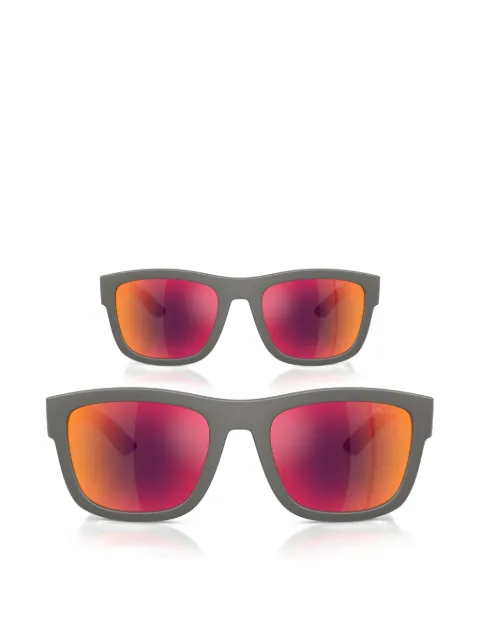 Prada Linea Rossa rectangle-frame sunglasses
