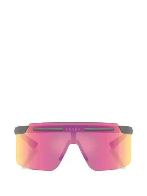 Prada Linea Rossa shield-frame sunglasses