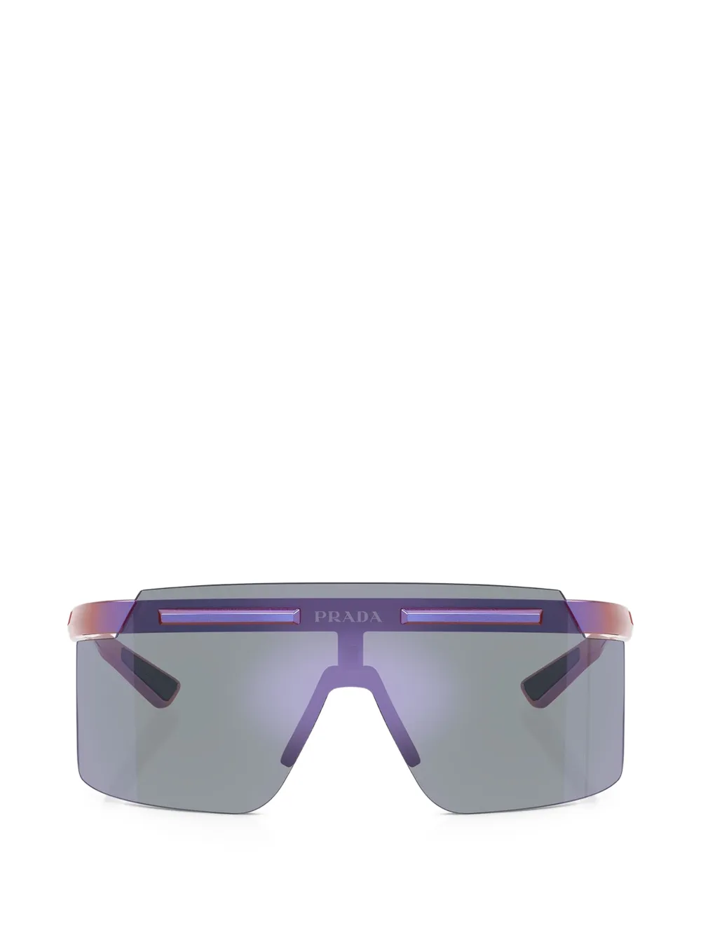 Prada Linea Rossa Occhiali da sole a mascherina - Viola