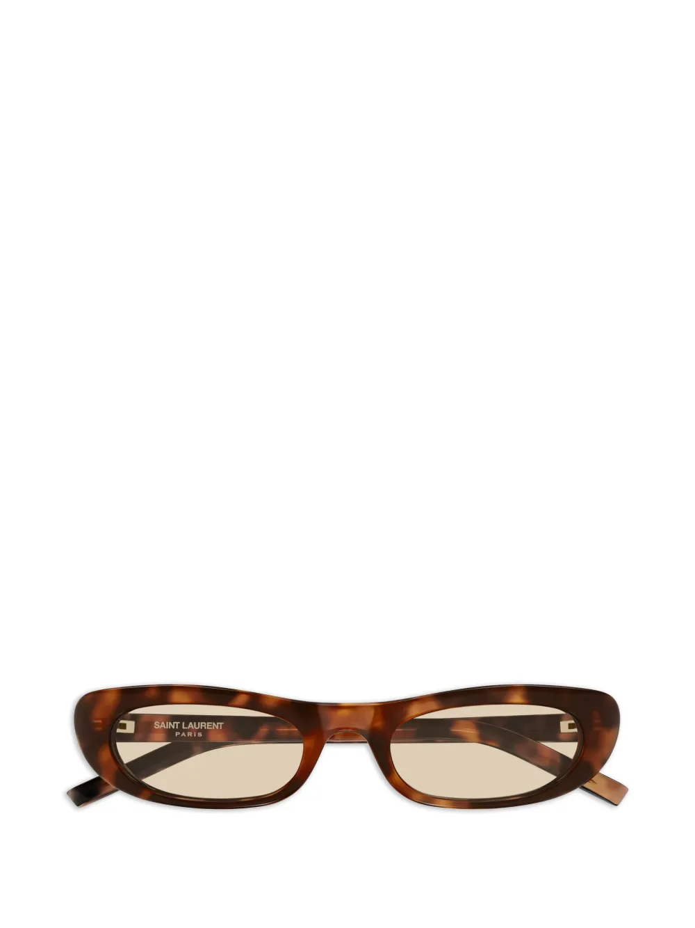 Saint Laurent Eyewear geometric sunglasses - Braun