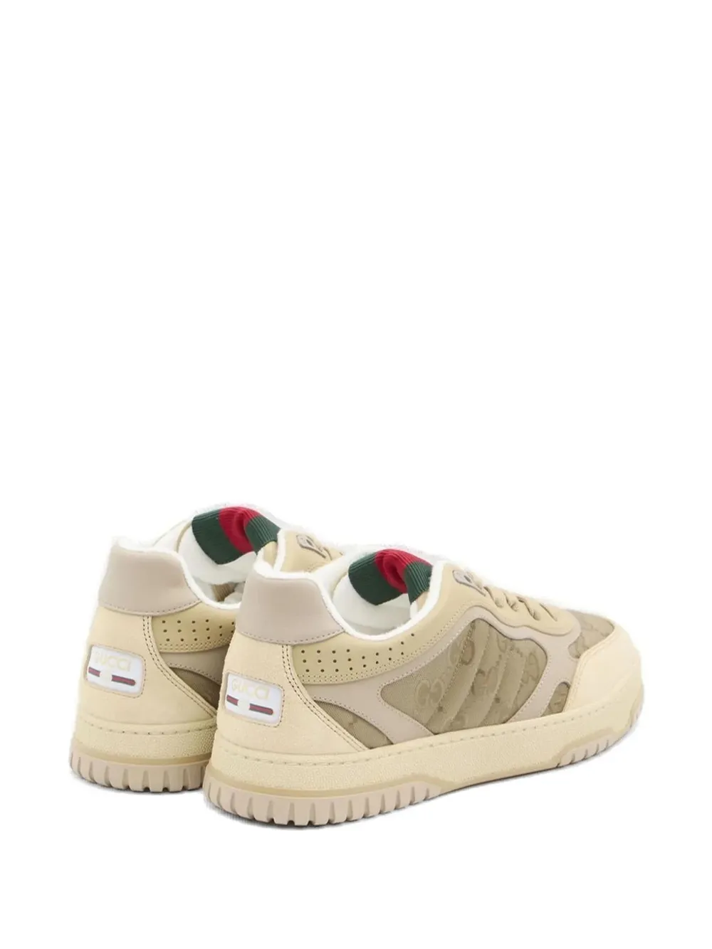 Gucci logo suede sneakers Beige
