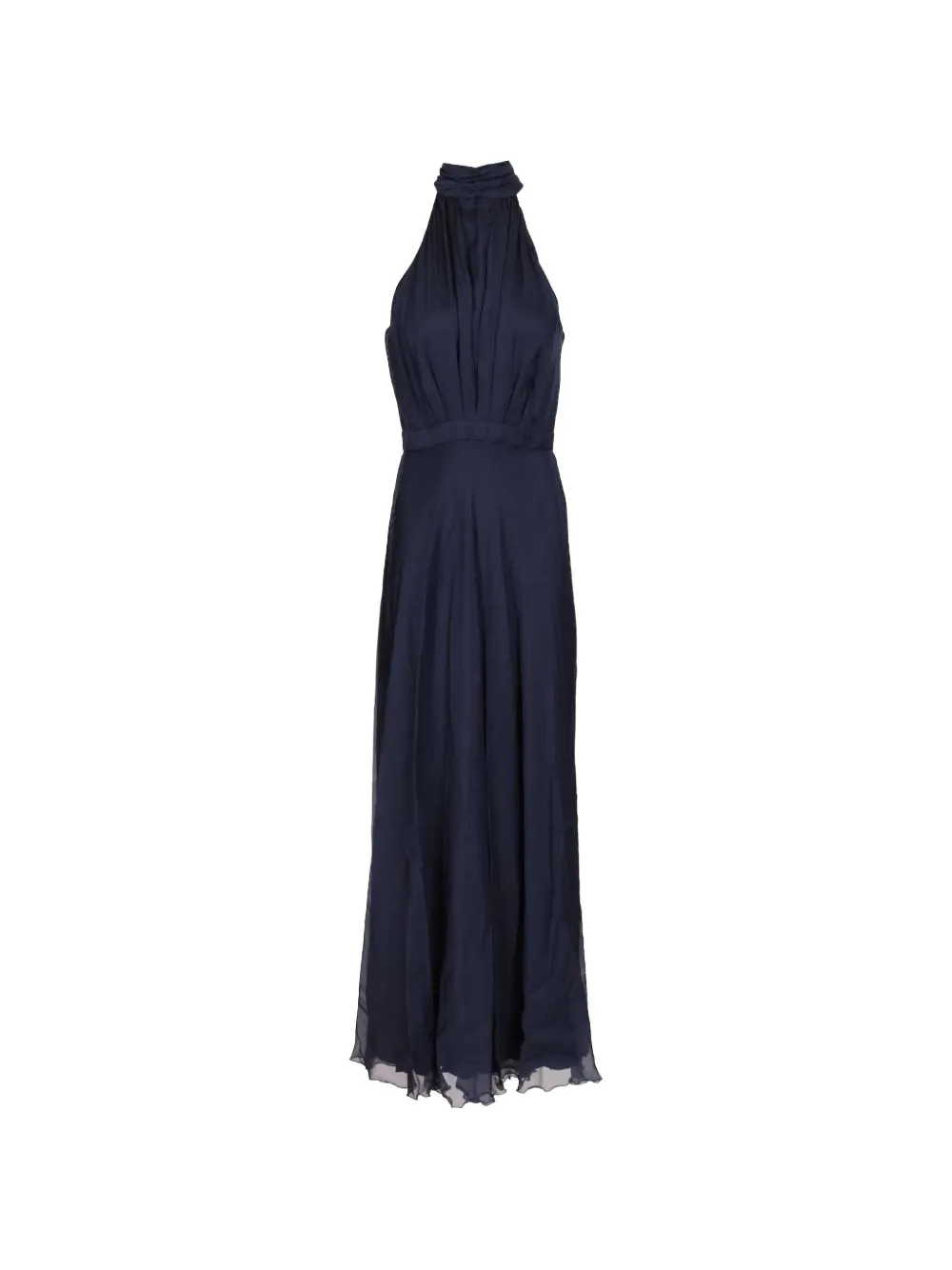 Raquel Diniz Giovanna Closed halterneck maxi dress - Blu