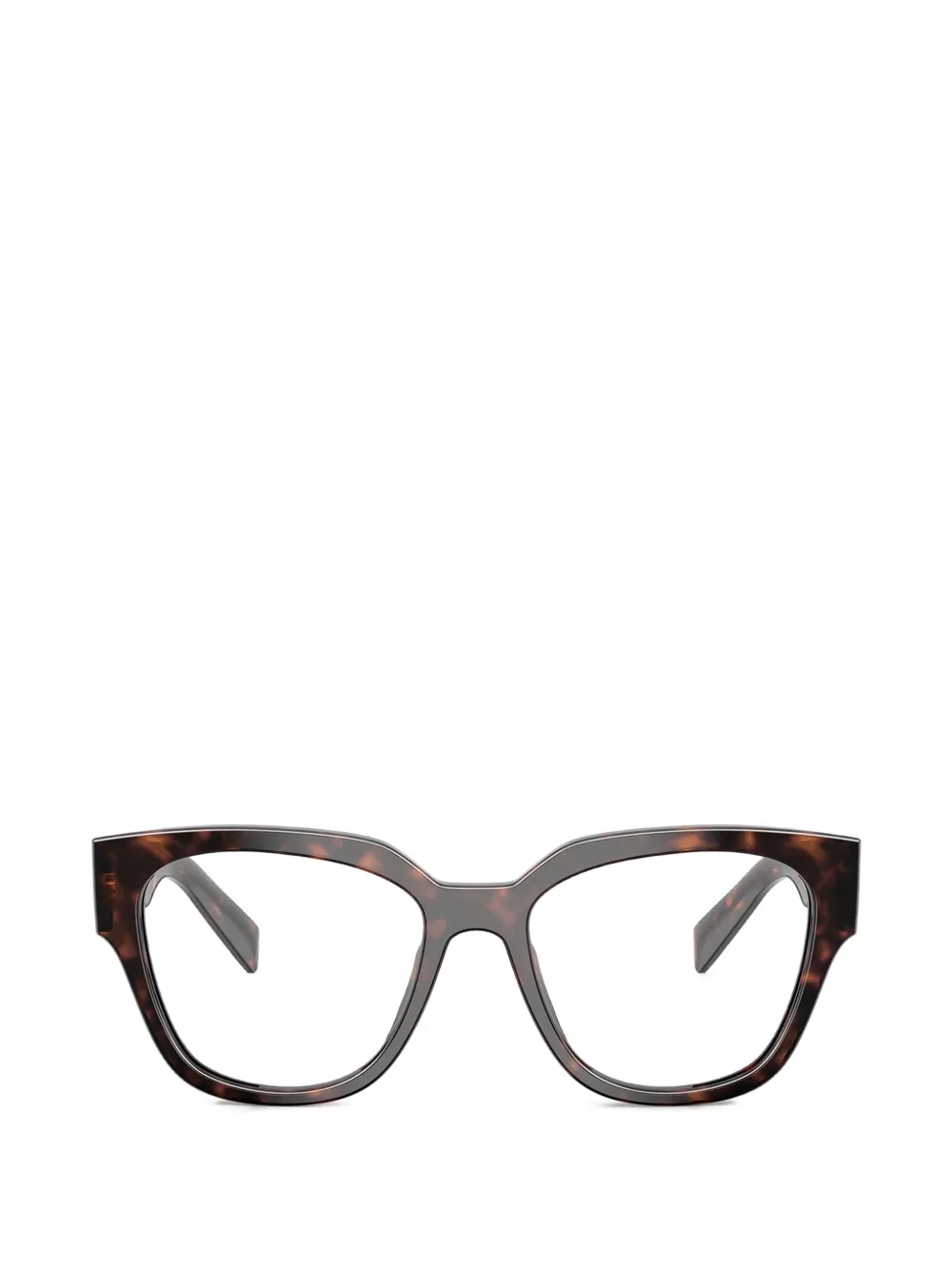 Prada Eyewear square-frame glasses - Marrone