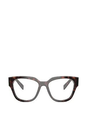 Prada Eyewear キャットアイ メガネフレーム | ブラック | FARFETCH JP