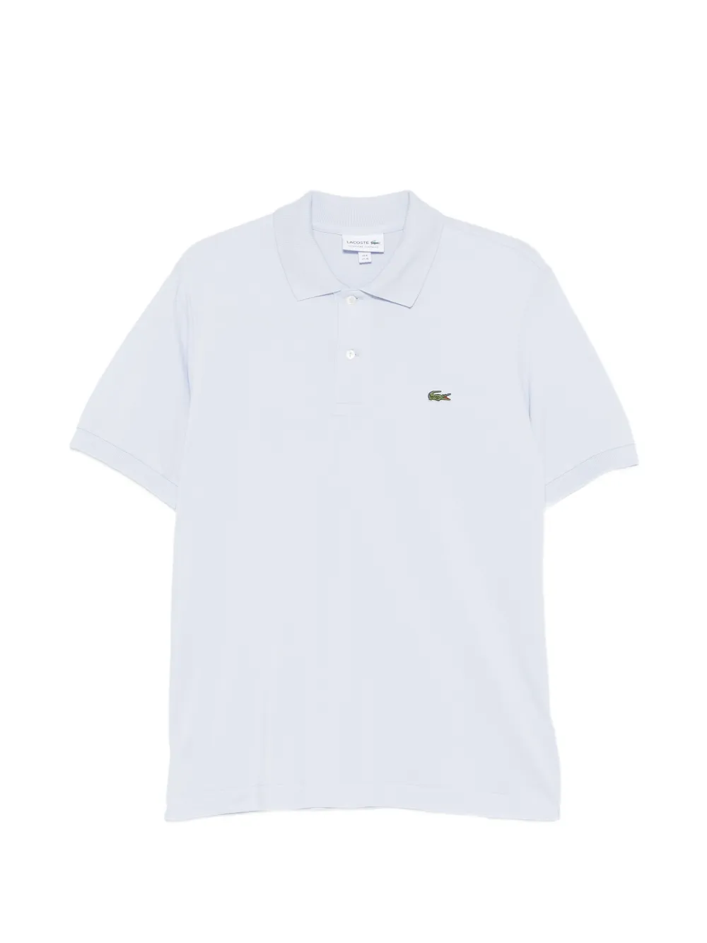 Lacoste logo-patch polo shirt - Blu