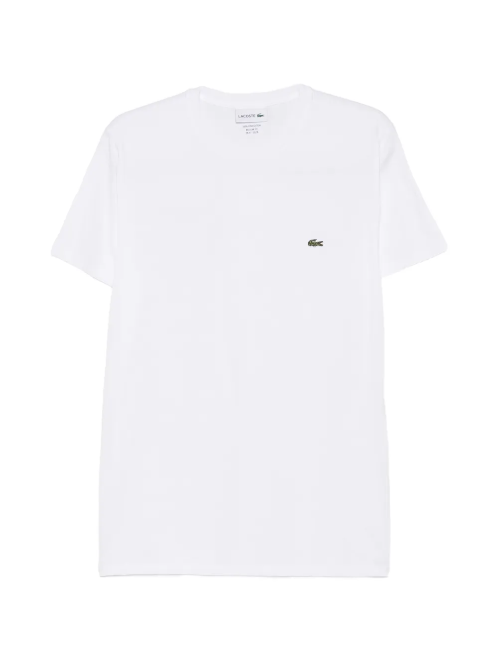 Lacoste logo-patch T-shirt - Weiß