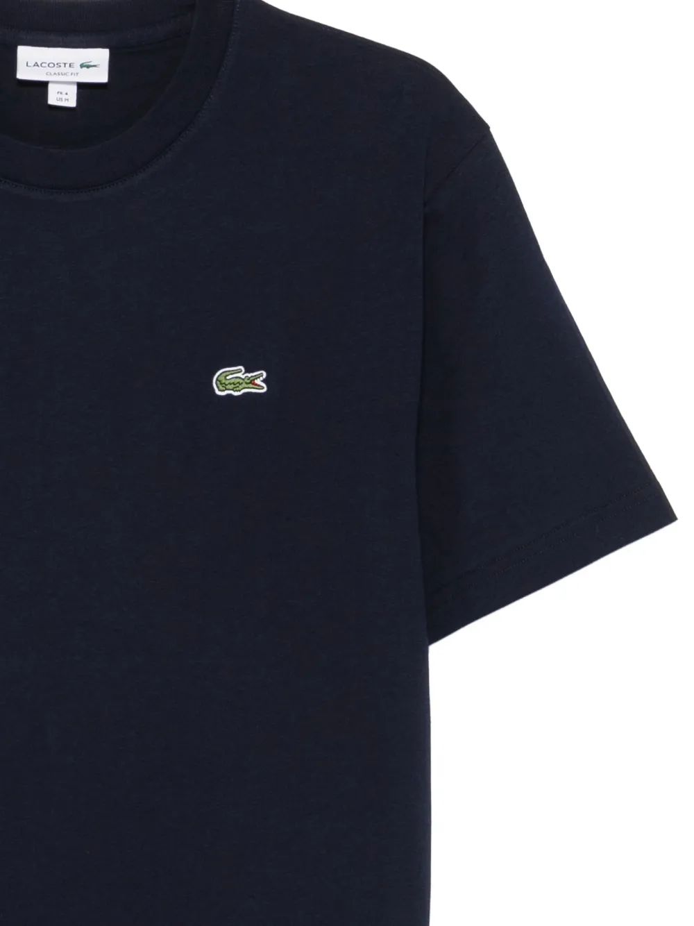 Lacoste T-shirt met logopatch Blauw