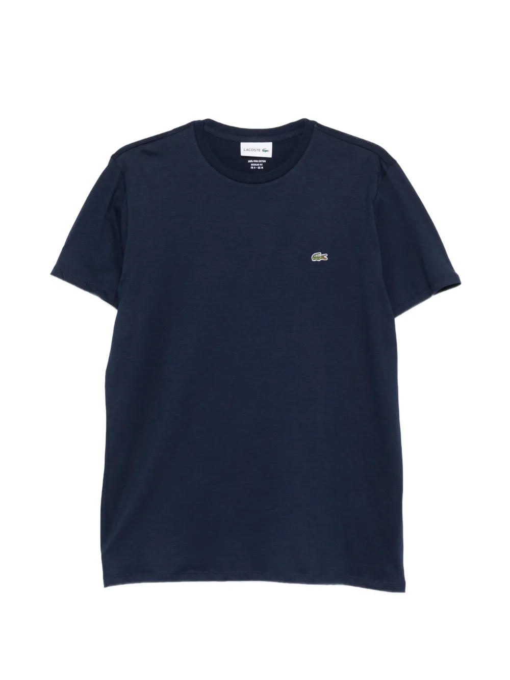 Lacoste logo-patch T-shirt - Blau