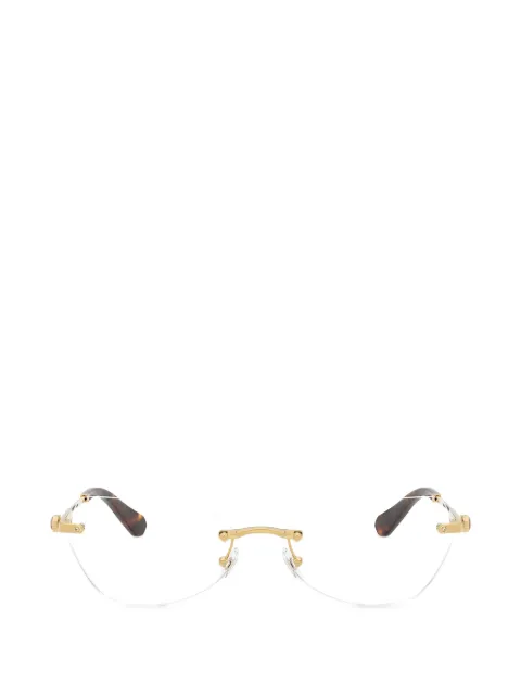 Swarovski lunettes de soleil à monture ovale
