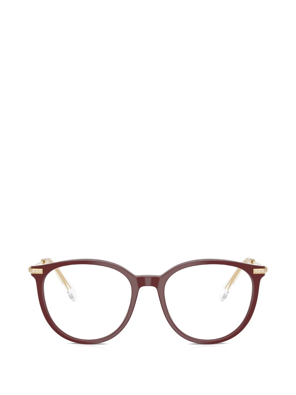 Swarovski oval-frame glasses