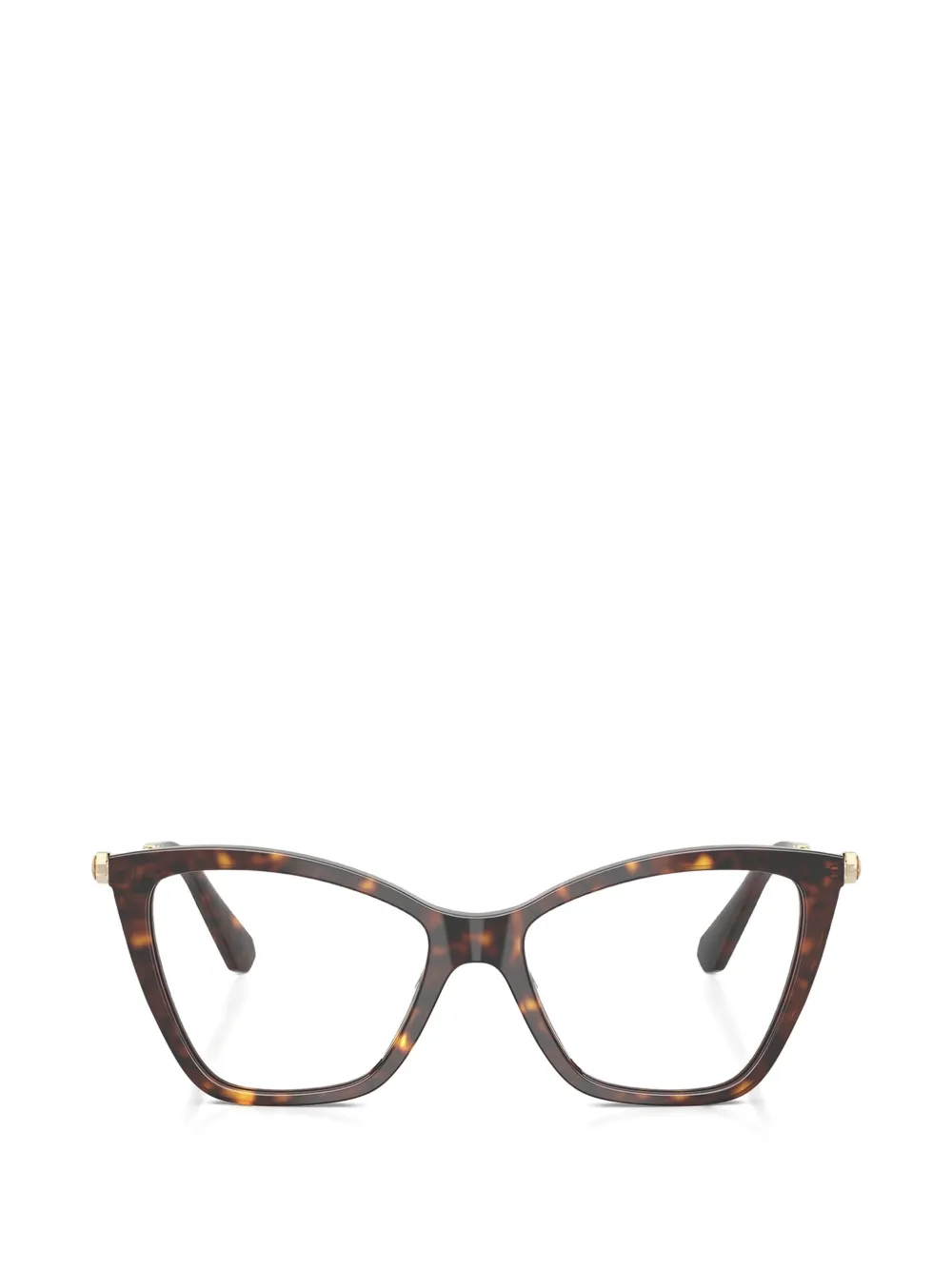 Swarovski Cat-Eye-Brille - Braun