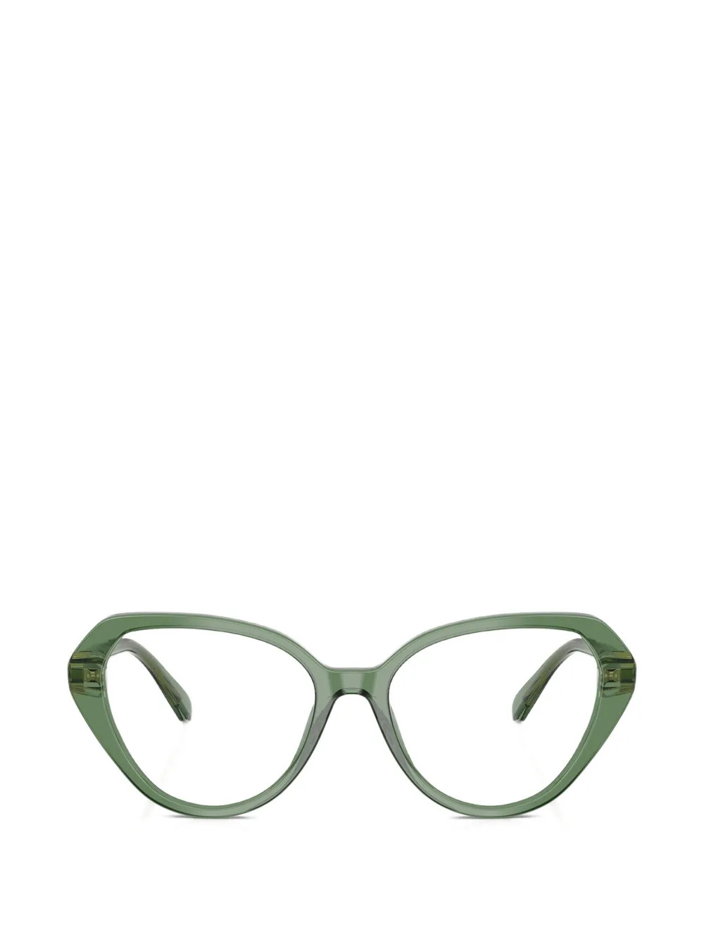 Swarovski Crystal-embellished Glasses In Green