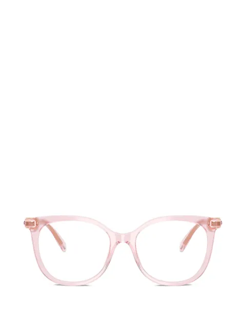 Swarovski oval-frame glasses