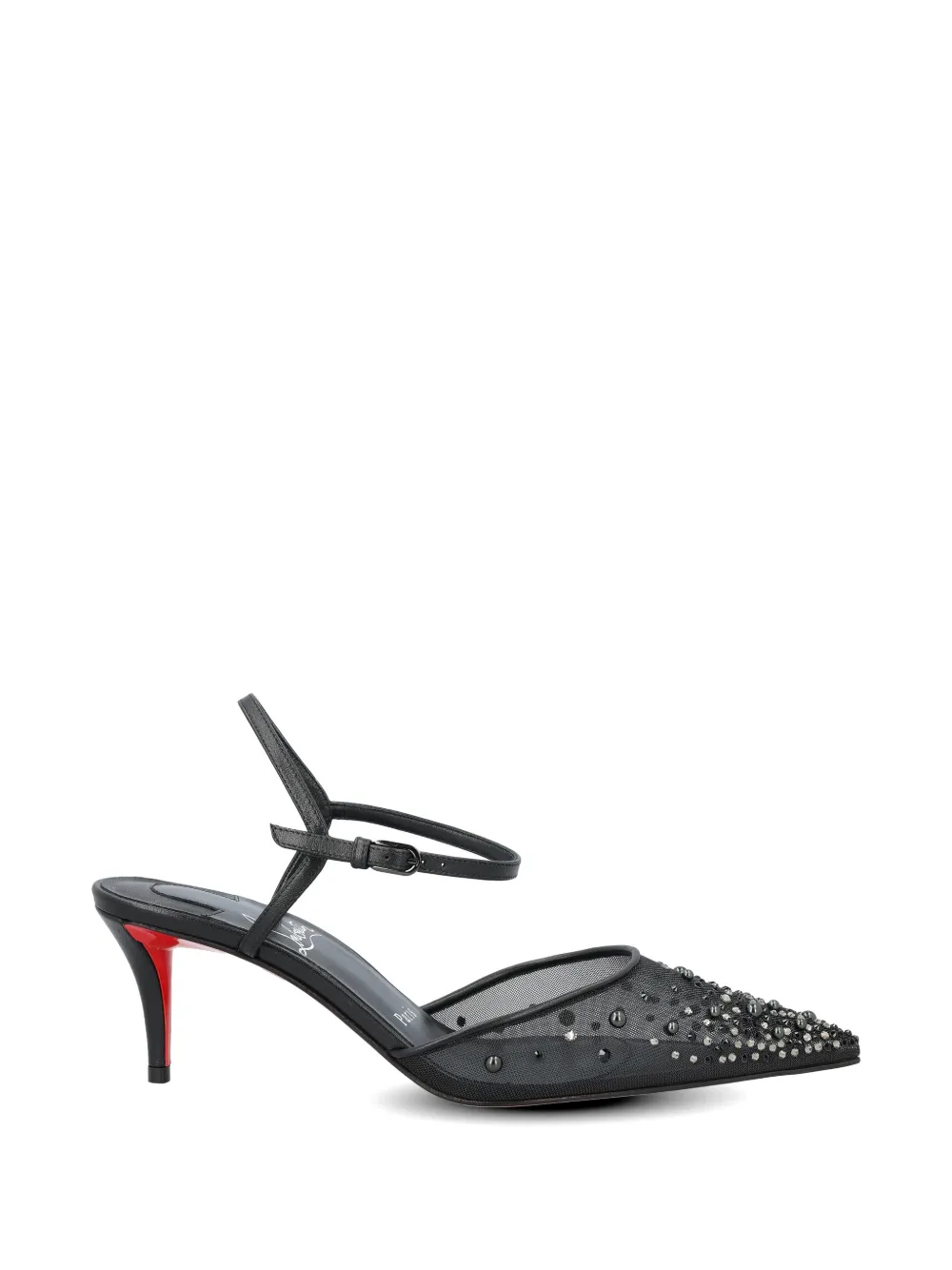 Christian Louboutin Miss Z Riviera Embellished Pumps | Black