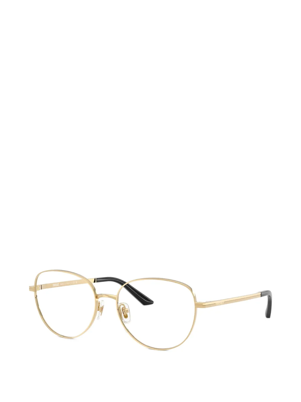 Versace Eyewear Bril met ovaal montuur Goud