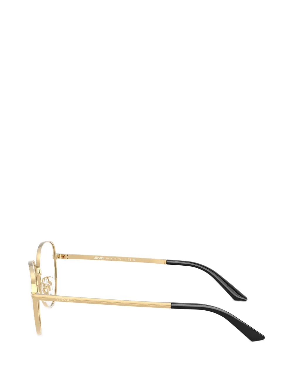Versace Eyewear Bril met ovaal montuur Goud