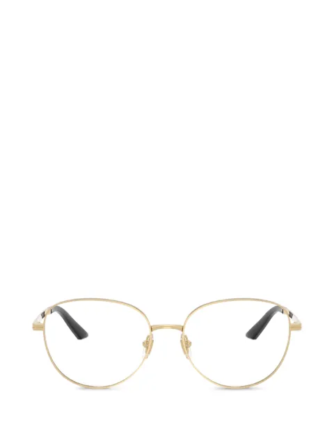 Versace oval-frame glasses