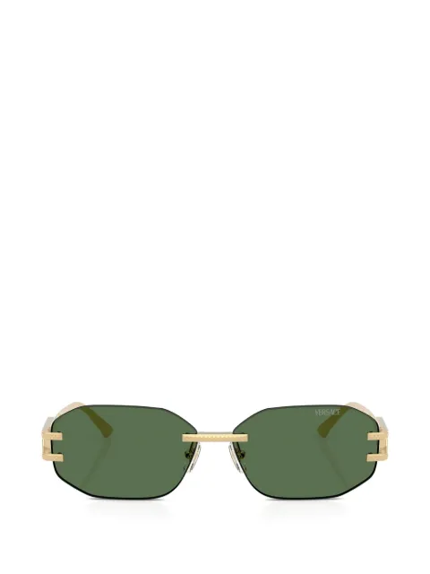 Versace Eyewear Damier solbriller med plade