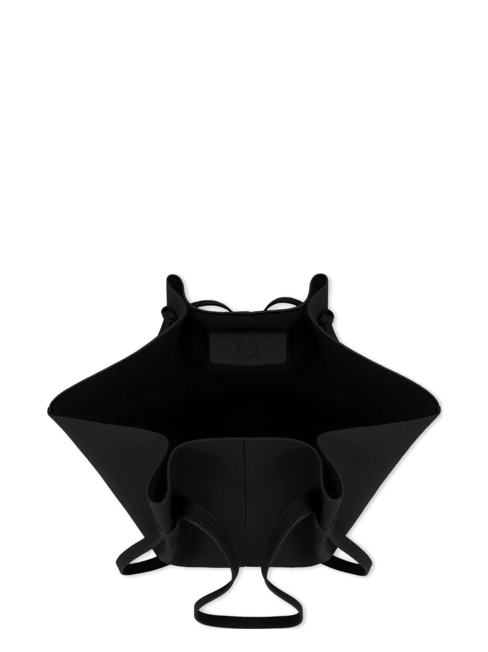 Yuzefi Mochi pebbled shoulder bag - Nero