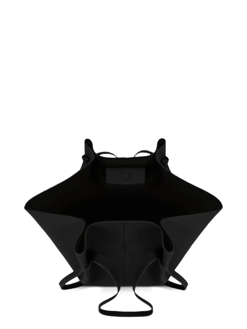 Yuzefi Mochi pebbled shoulder bag - Nero