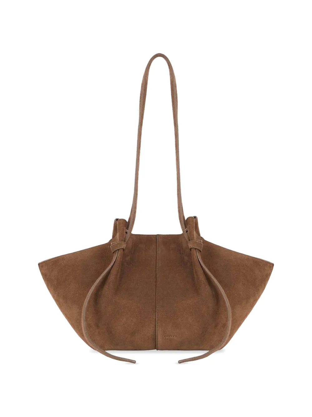 Yuzefi Mochi suede shoulder bag - Marrone