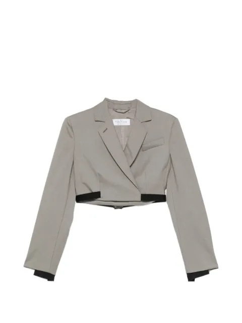 Max Mara chamarra corta con solapas de muesca