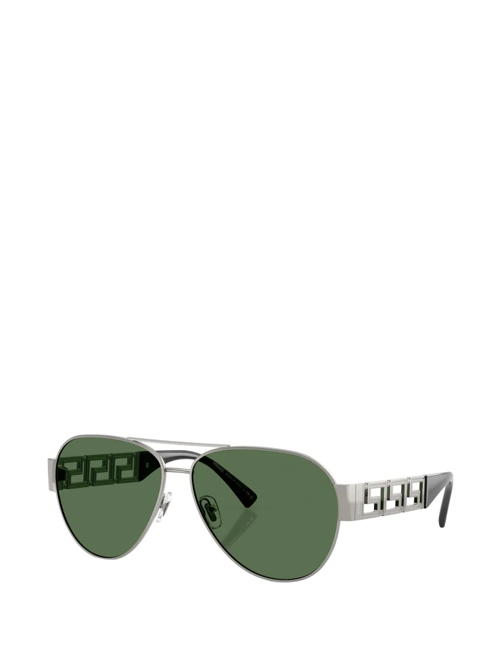 Versace Eyewear Greca Pilot zonnebril Zilver