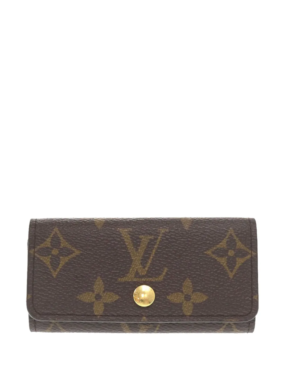 Louis Vuitton Pre-Owned 2021-2024 Monogram 4 key holder - Marrone