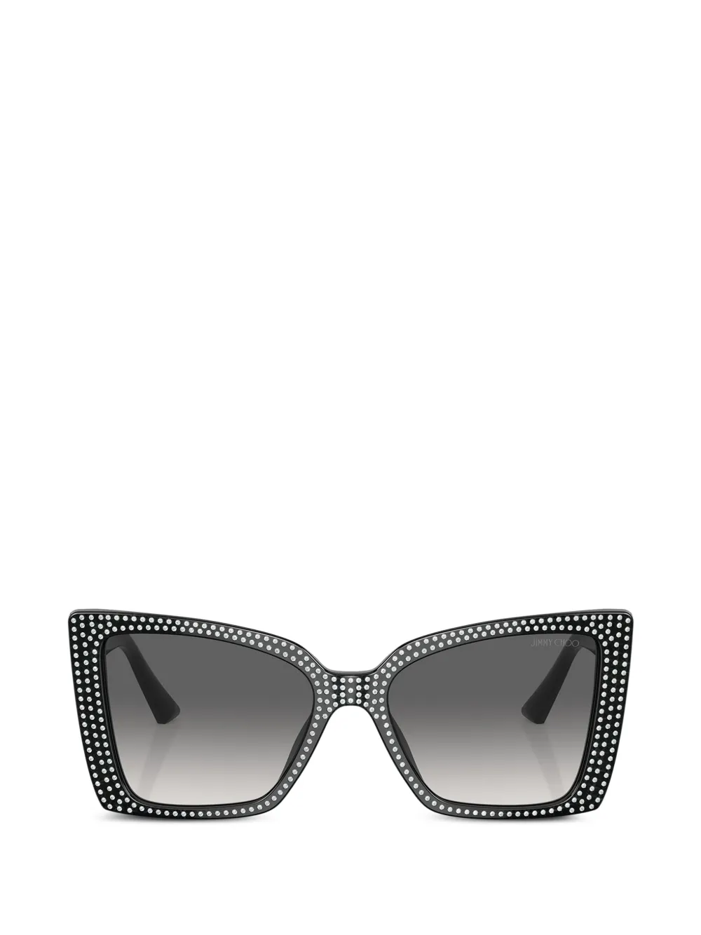 Jimmy Choo crystal-embellished sunglasses - Schwarz