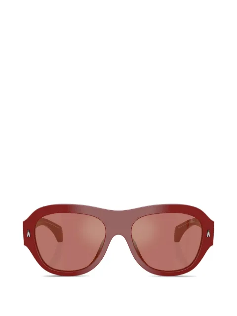 Moncler Elevane oval-frame sunglasses