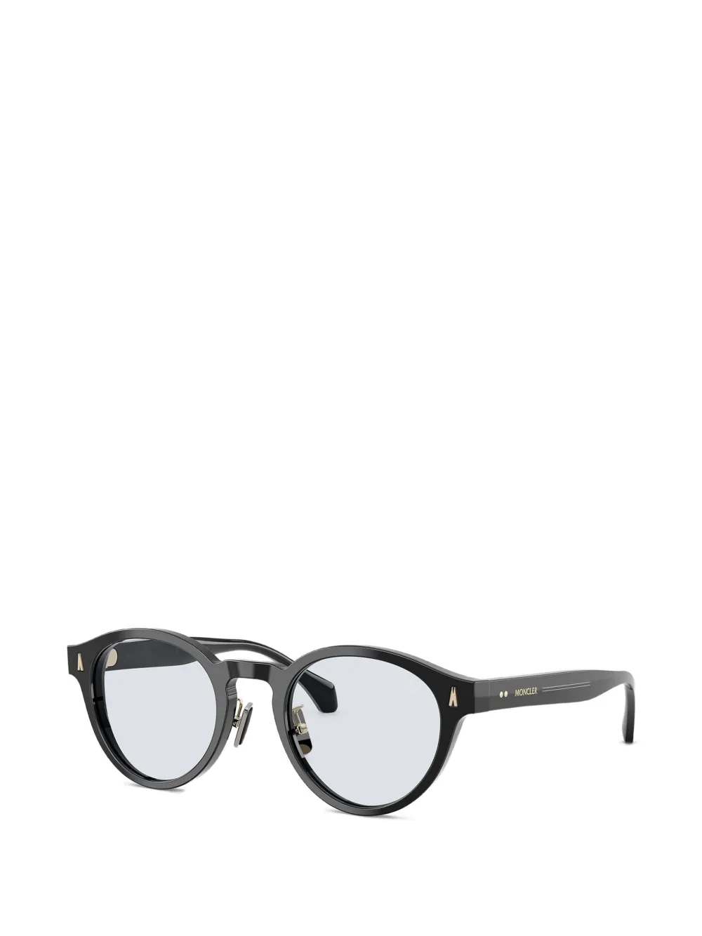 Moncler Eyewear Ember zonnebril met rond montuur Zwart
