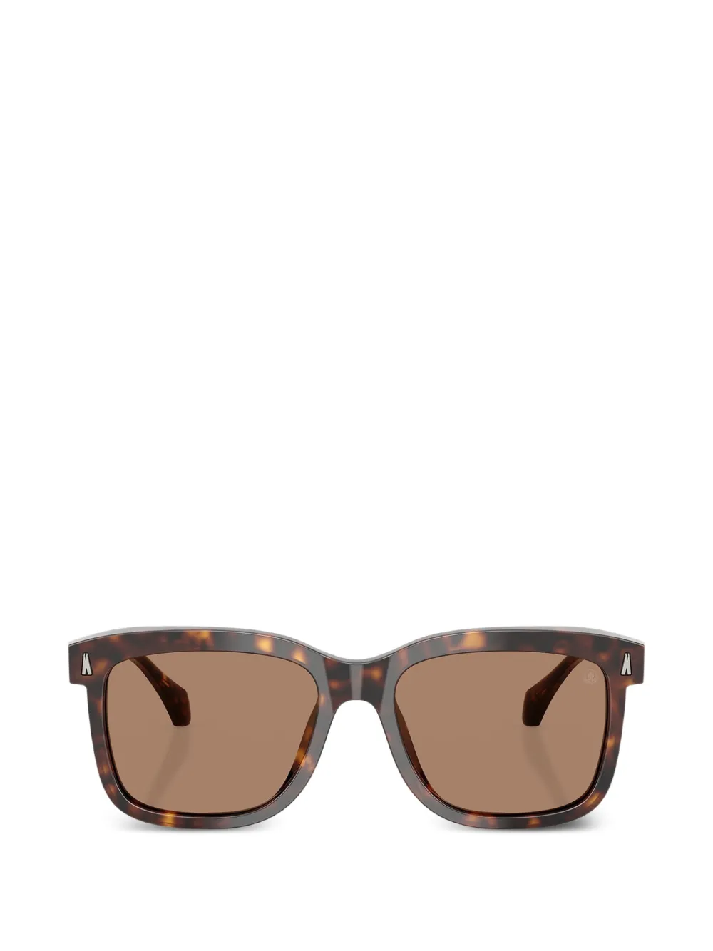 MONCLER Eyewear Valaire Sonnenbrille mit eckigem Gestell - Braun