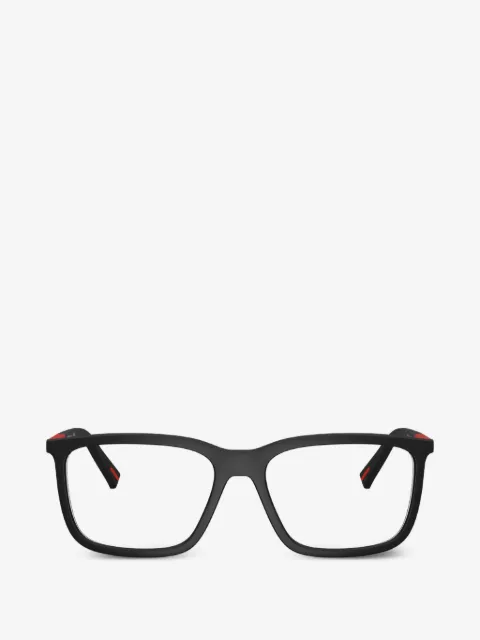 Prada Linea Rossa lentes con armazón rectangular